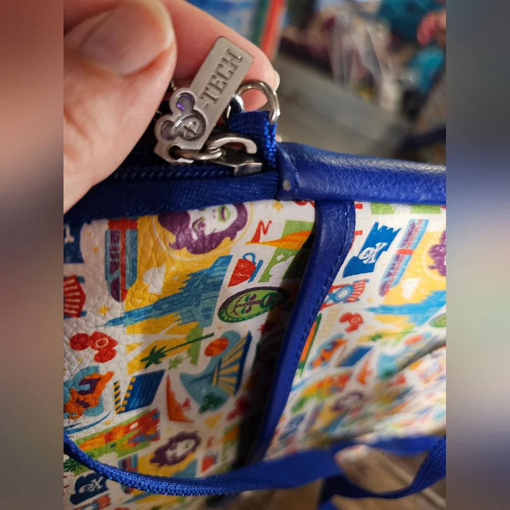 Disney Parks Theme Parks Icons Padded Crossbody Tablet Case - Picture 8 of 8